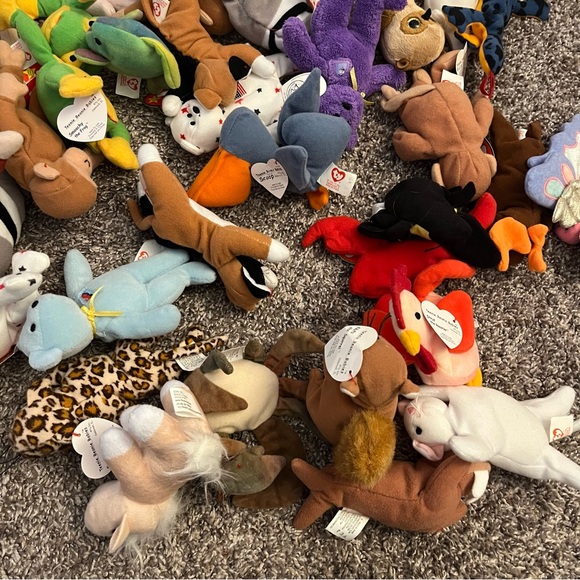Ty Mini Vintage Beanie Baby Lot Of 65, Christmas Exclusives & Animals McDonald’s - Picture 7 of 7